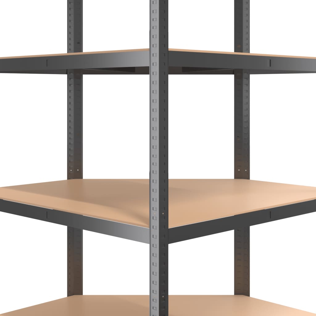 8720287138174_g_en_hd_5 vidaXL 4-Layer Corner Shelf Anthracite Steel and Engineered Wood - Image 7