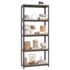 vidaXL 5-Layer Storage Shelf Anthracite Steel and Engineered Wood - Image 3