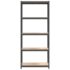 vidaXL 5-Layer Storage Shelf Anthracite Steel and Engineered Wood - Image 4
