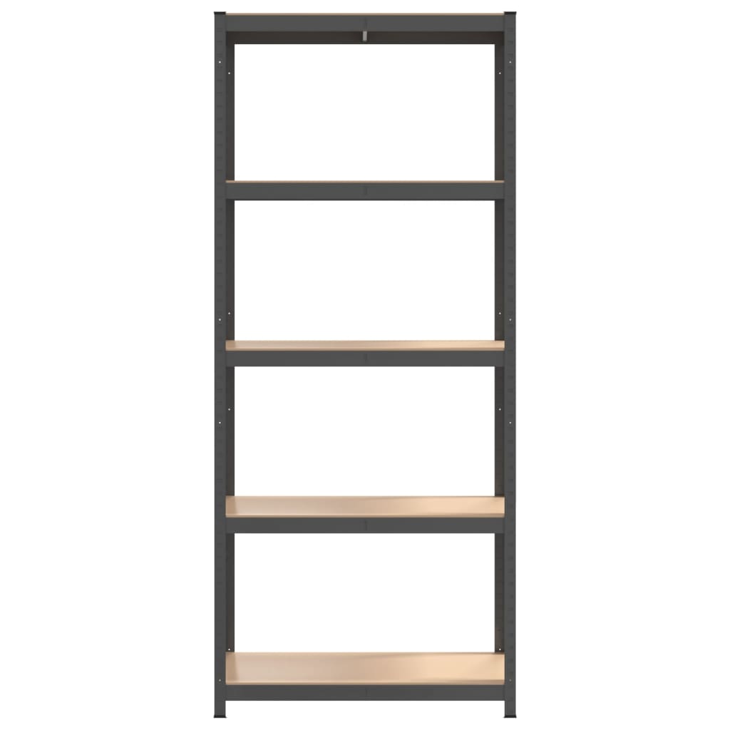 8720287138228_g_en_hd_2 vidaXL 5-Layer Storage Shelf Anthracite Steel and Engineered Wood - Image 4