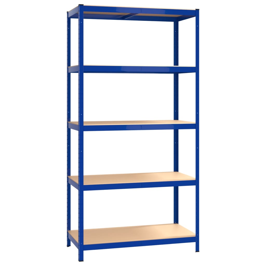 8720287138303_g_en_hd_2 vidaXL 5-Layer Shelves 2 pcs Blue Steel and Engineered Wood - Image 4