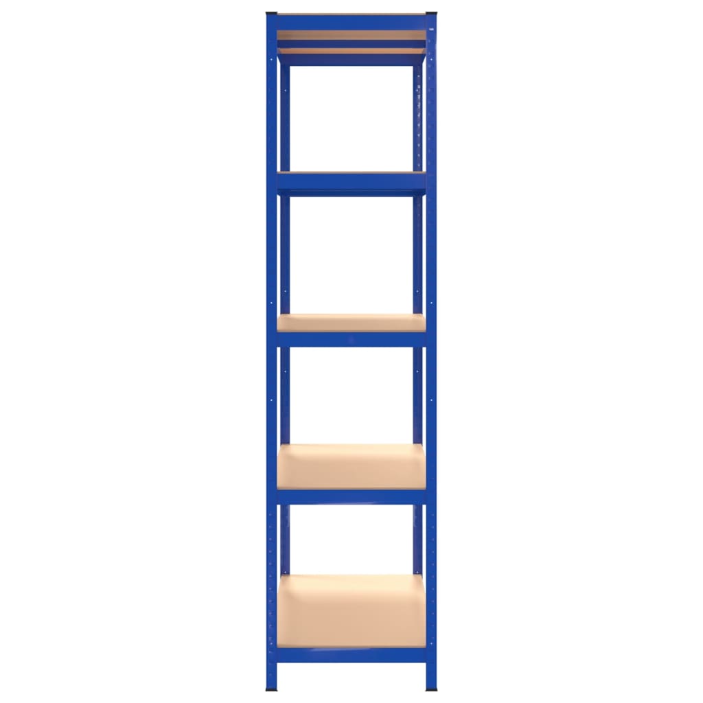 8720287138303_g_en_hd_4 vidaXL 5-Layer Shelves 2 pcs Blue Steel and Engineered Wood - Image 6