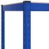 vidaXL 5-Layer Shelves 2 pcs Blue Steel and Engineered Wood - Image 7