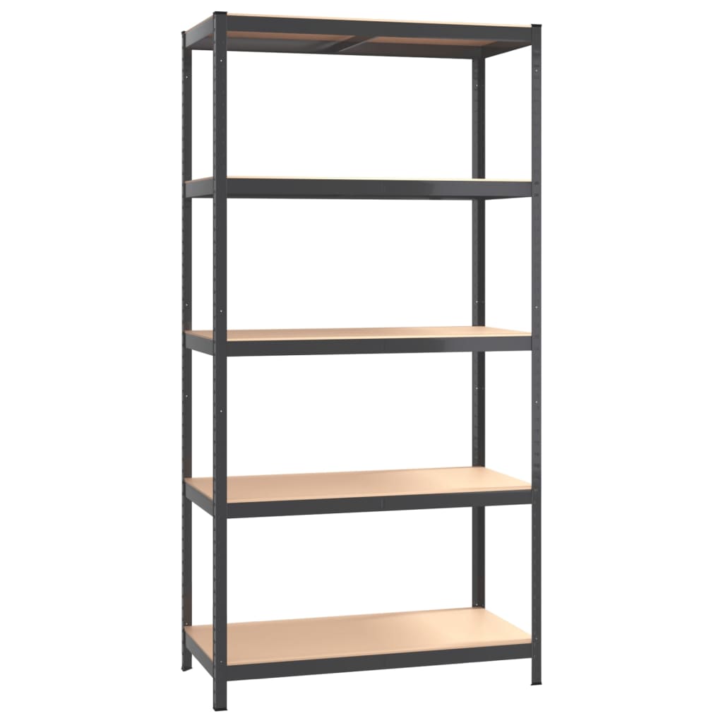8720287138327_g_en_hd_2 vidaXL 5-Layer Shelves 2 pcs Anthracite Steel and Engineered Wood - Image 4