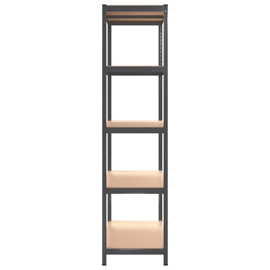 8720287138327_g_en_hd_4 vidaXL 5-Layer Shelves 2 pcs Anthracite Steel and Engineered Wood - Image 6