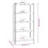 vidaXL 5-Layer Shelves 2 pcs Anthracite Steel and Engineered Wood - Image 10