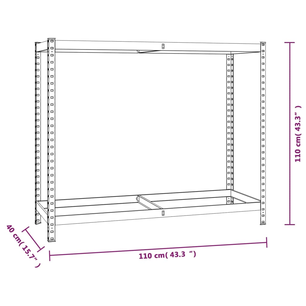 8720287138563_g_en_hd_7 vidaXL 2-Layer Tire Racks 2 pcs Silver 110x40x110 cm Steel - Image 9