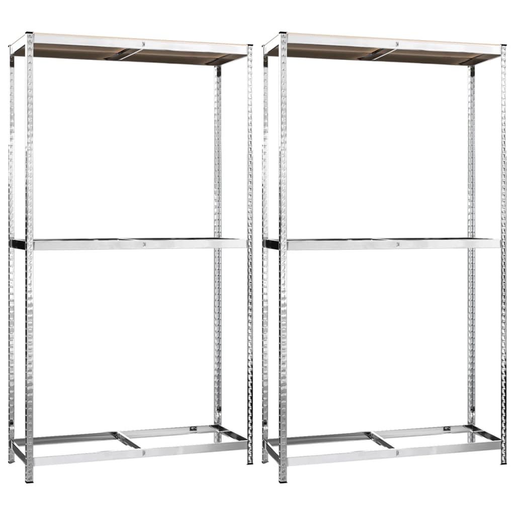 8720287138587_a_en_hd_1 vidaXL 2-Layer Tire Racks 2 pcs Silver 110x40x180 cm Steel - Image 2