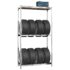 vidaXL 2-Layer Tire Racks 2 pcs Silver 110x40x180 cm Steel - Image 3