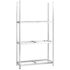 vidaXL 3-Layer Tire Racks 2 pcs Silver 110x40x200 cm Steel - Image 4
