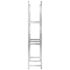 vidaXL 3-Layer Tire Racks 2 pcs Silver 110x40x200 cm Steel - Image 6