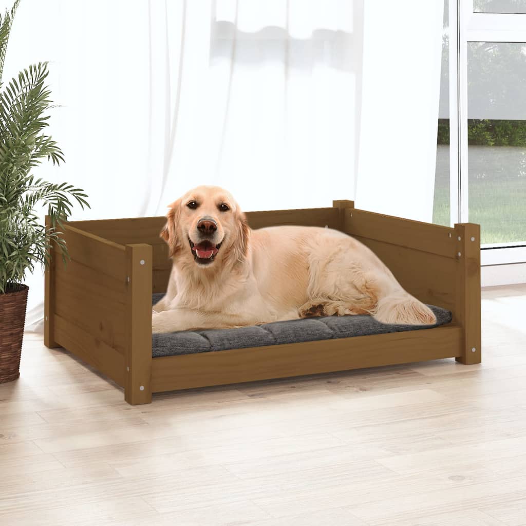 8720287140405_g_en_hd_1 vidaXL Dog Bed Honey Brown 75.5x55.5x28 cm Solid Pine Wood - Image 3