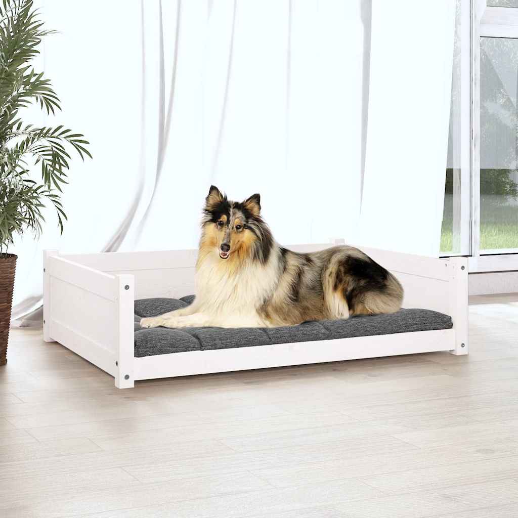 8720287140436_g_en_hd_1 vidaXL Dog Bed White 95.5x65.5x28 cm Solid Pine Wood - Image 3