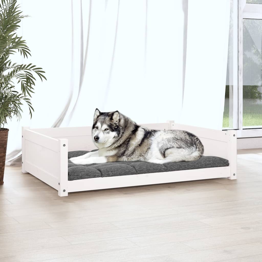 8720287140481_g_en_hd_1 vidaXL Dog Bed White 105.5x75.5x28 cm Solid Pine Wood - Image 3