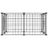 vidaXL 8-Panel Pet Cage Black 35x35 cm Steel - Image 3