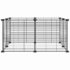vidaXL 8-Panel Pet Cage Black 35x35 cm Steel - Image 2