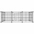 vidaXL 12-Panel Pet Cage with Door Black 35x35 cm Steel - Image 5