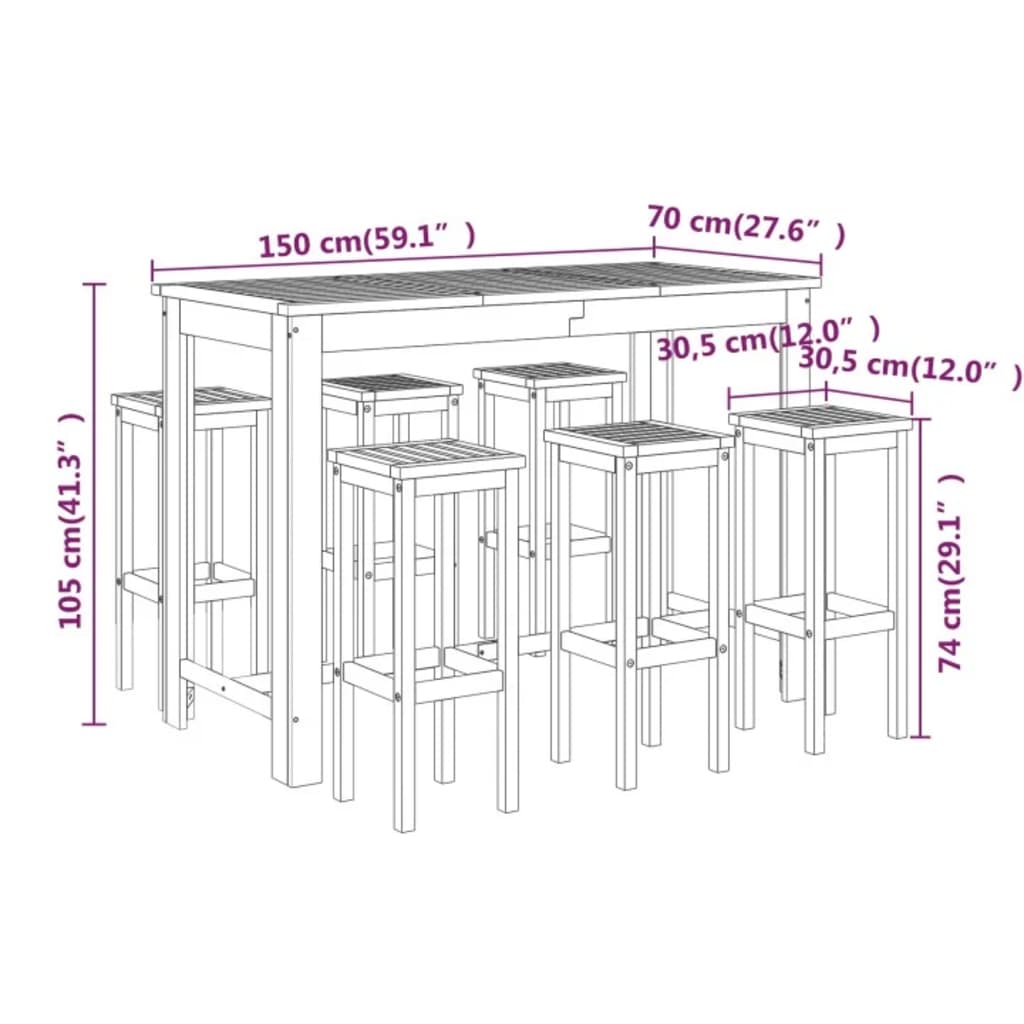 8720287143222_g_en_hd_7 vidaXL 7 Piece Garden Bar Set Solid Wood Acacia - Image 9