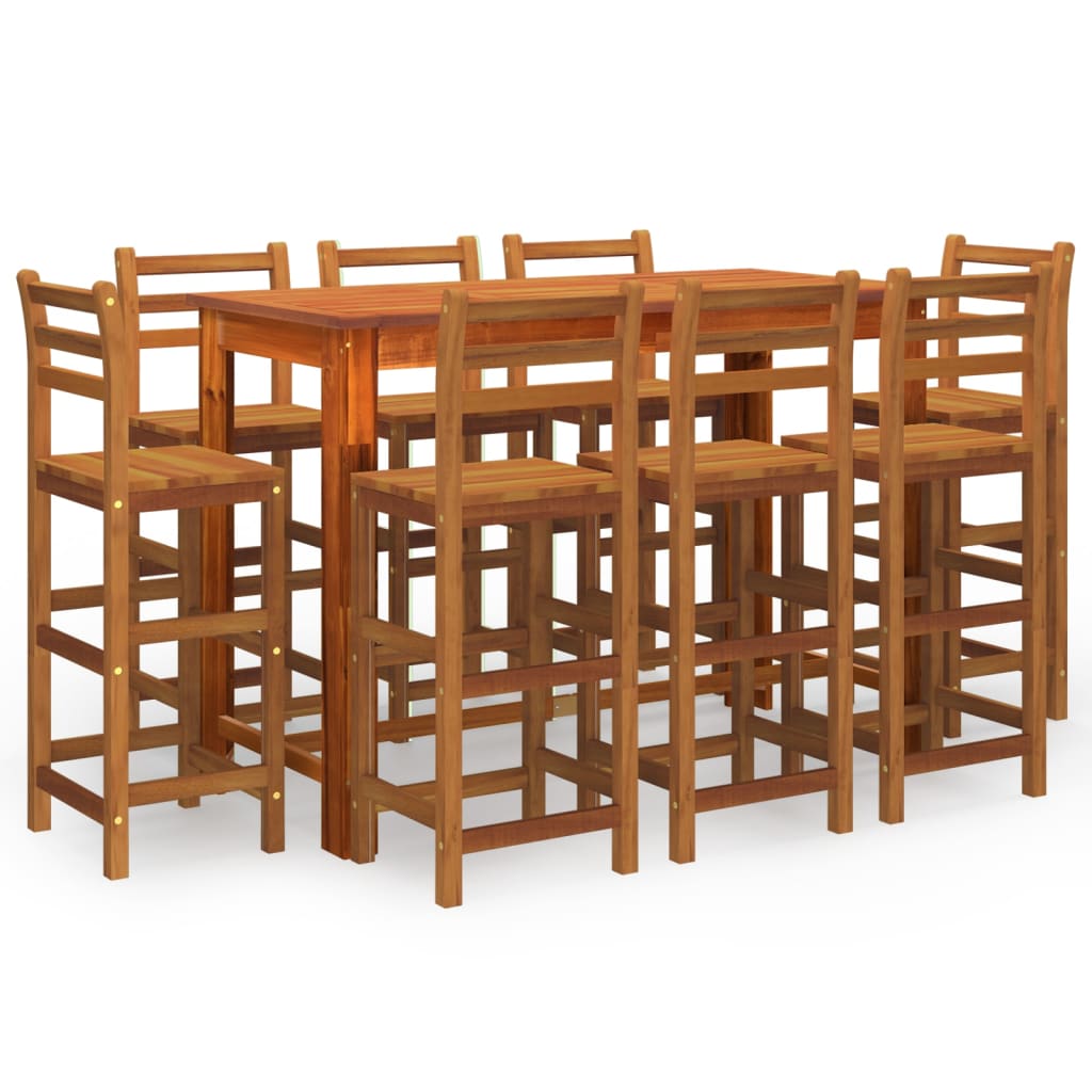 8720287143253_a_en_hd_1 vidaXL 9 Piece Garden Bar Set Solid Wood Acacia - Image 2