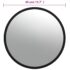 vidaXL Indoor Convex Traffic Mirror Black Ø40 cm Acrylic - Image 6
