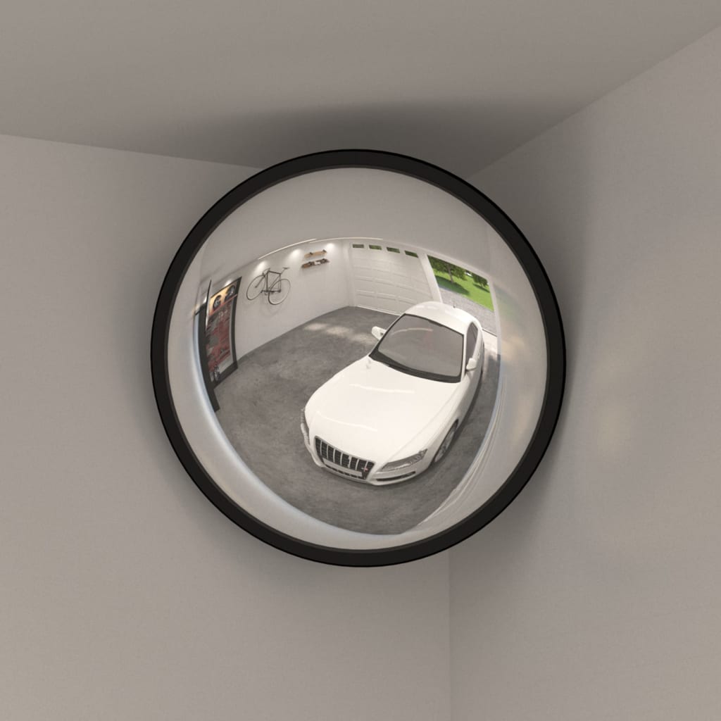 8720287143260_m_en_hd_1 vidaXL Indoor Convex Traffic Mirror Black Ø40 cm Acrylic - Image 1
