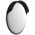 vidaXL Outdoor Convex Traffic Mirror Black Ø45 cm Polycarbonate - Image 4