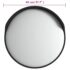 vidaXL Outdoor Convex Traffic Mirror Black Ø45 cm Polycarbonate - Image 8