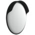 vidaXL Outdoor Convex Traffic Mirror Black Ø60 cm Polycarbonate - Image 4