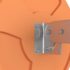 vidaXL Outdoor Convex Traffic Mirror Orange Ø30 cm Polycarbonate - Image 5