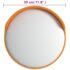 vidaXL Outdoor Convex Traffic Mirror Orange Ø30 cm Polycarbonate - Image 8