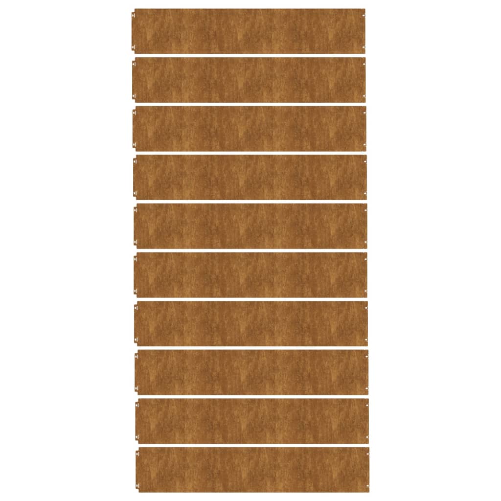 8720287145646_g_en_hd_2 vidaXL Lawn Edgings 10 pcs 20x103 cm Flexible Corten steel - Image 4