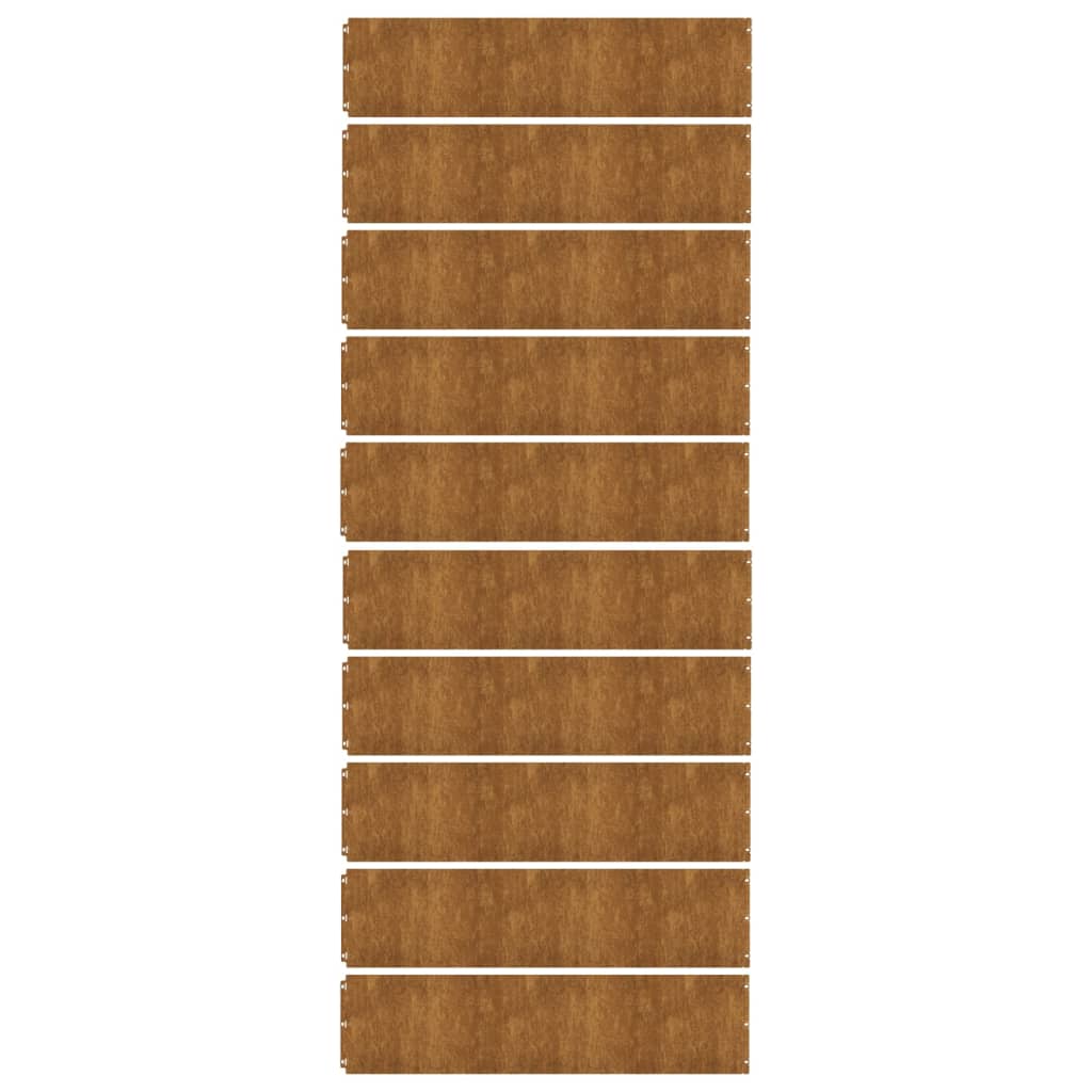 8720287145660_g_en_hd_2 vidaXL Lawn Edgings 10 pcs 25x103 cm Flexible Corten steel - Image 4