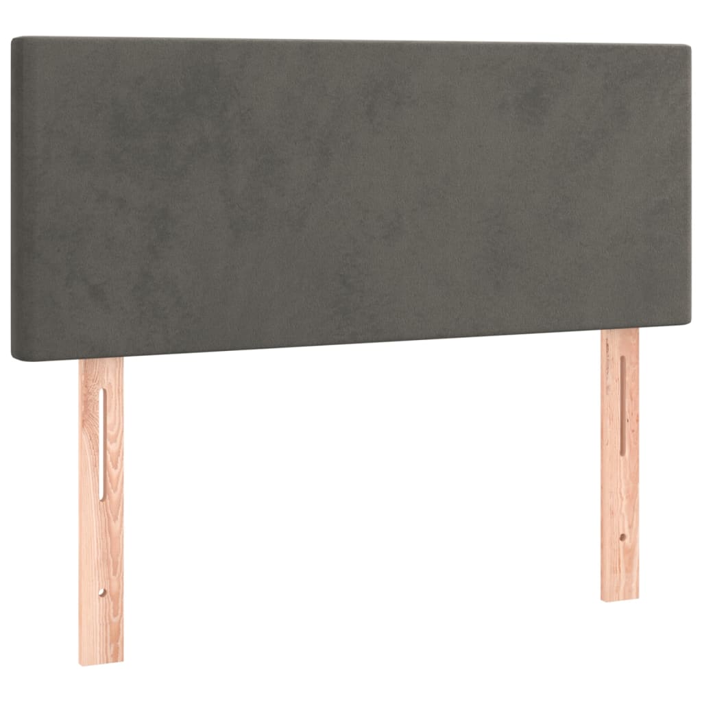 8720287146230_a_en_hd_1 vidaXL Headboard Dark Grey 100 cm Velvet - Image 2