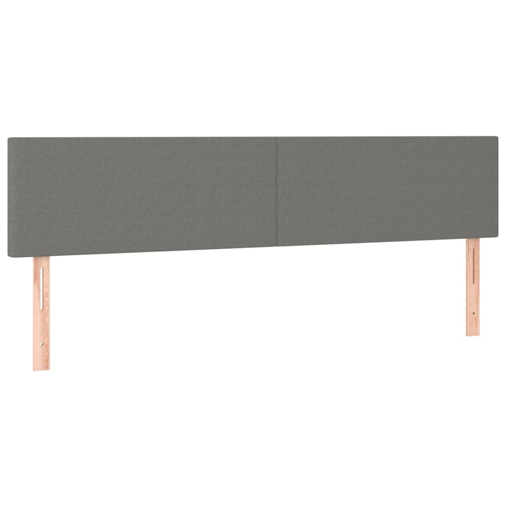 8720287146490_a_en_hd_1 vidaXL Headboards 2 pcs Dark Grey 80 cm Fabric - Image 2