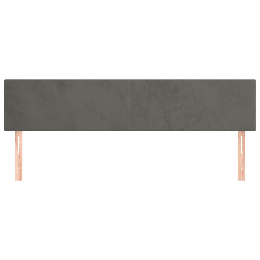 8720287146636_g_en_hd_1 vidaXL Headboards 2 pcs Dark Grey 80 cm Velvet - Image 3