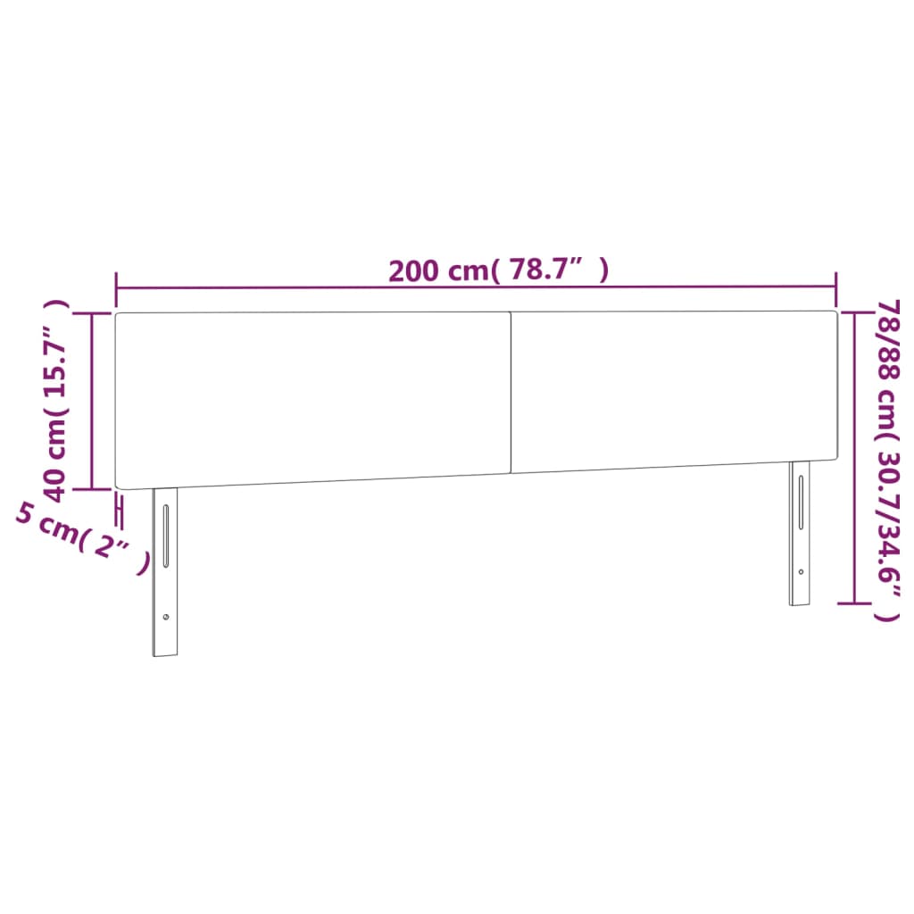 8720287146902_g_en_hd_6 vidaXL Headboards 2 pcs Black 100x5x78/88 cm Fabric - Image 8