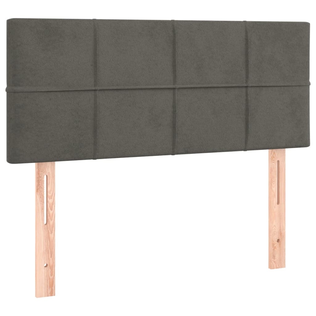 8720287148852_a_en_hd_1 vidaXL Headboard Dark Grey 100 cm Velvet - Image 2