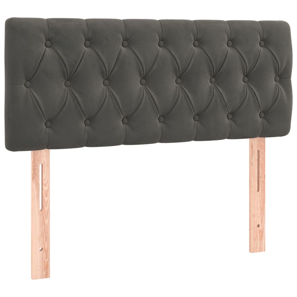 8720287151791_a_en_hd_1 vidaXL Headboard Dark Grey 100 cm Velvet - Image 2