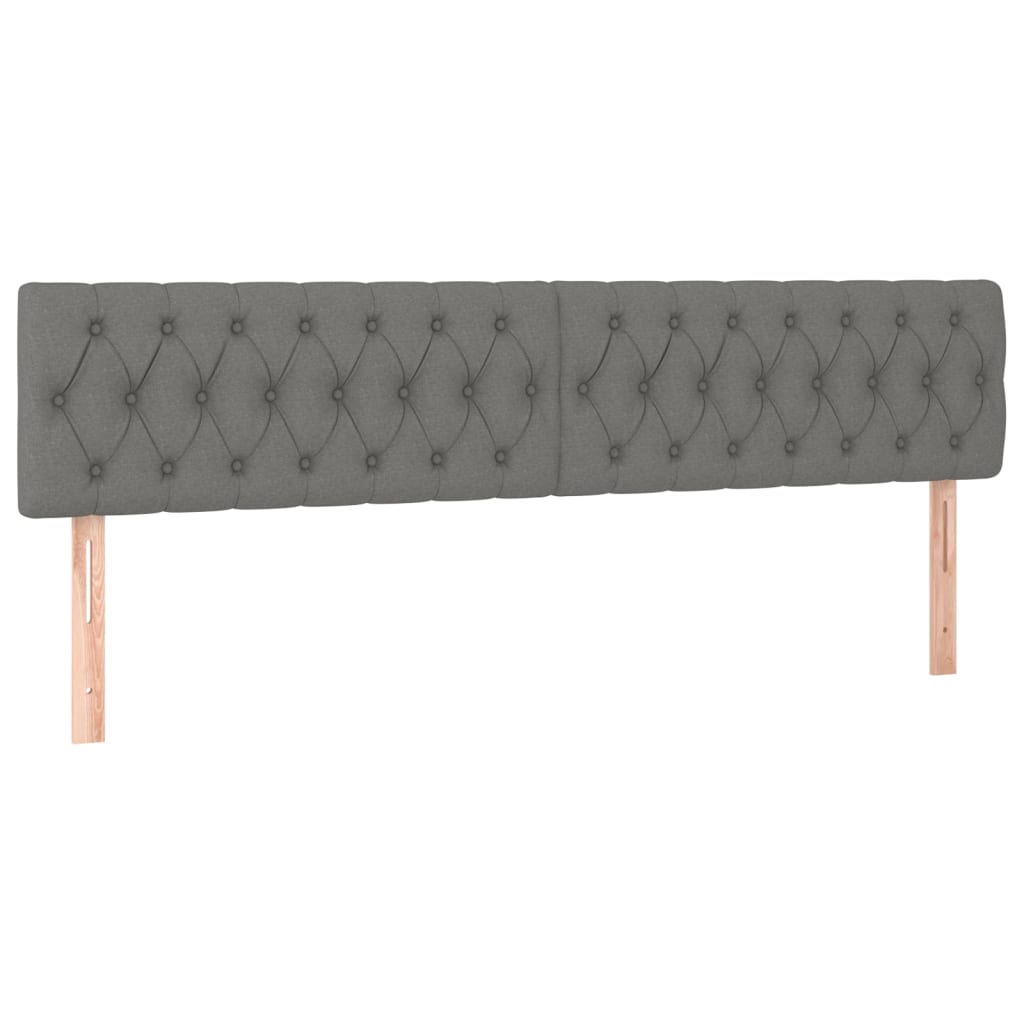 8720287152279_a_en_hd_1 vidaXL Headboards 2 pcs Dark Grey 100 cm Fabric - Image 2