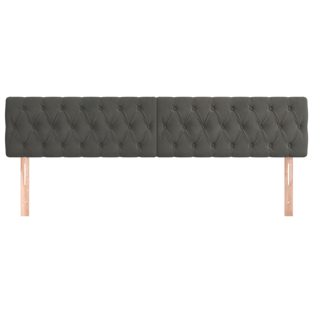 8720287152354_g_en_hd_1 vidaXL Headboards 2 pcs Dark Grey 100 cm Velvet - Image 3
