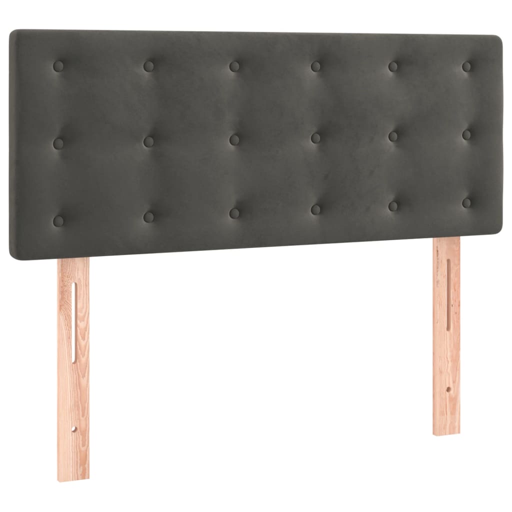 8720287152958_a_en_hd_1 vidaXL Headboard Dark Grey 100 cm Velvet - Image 2