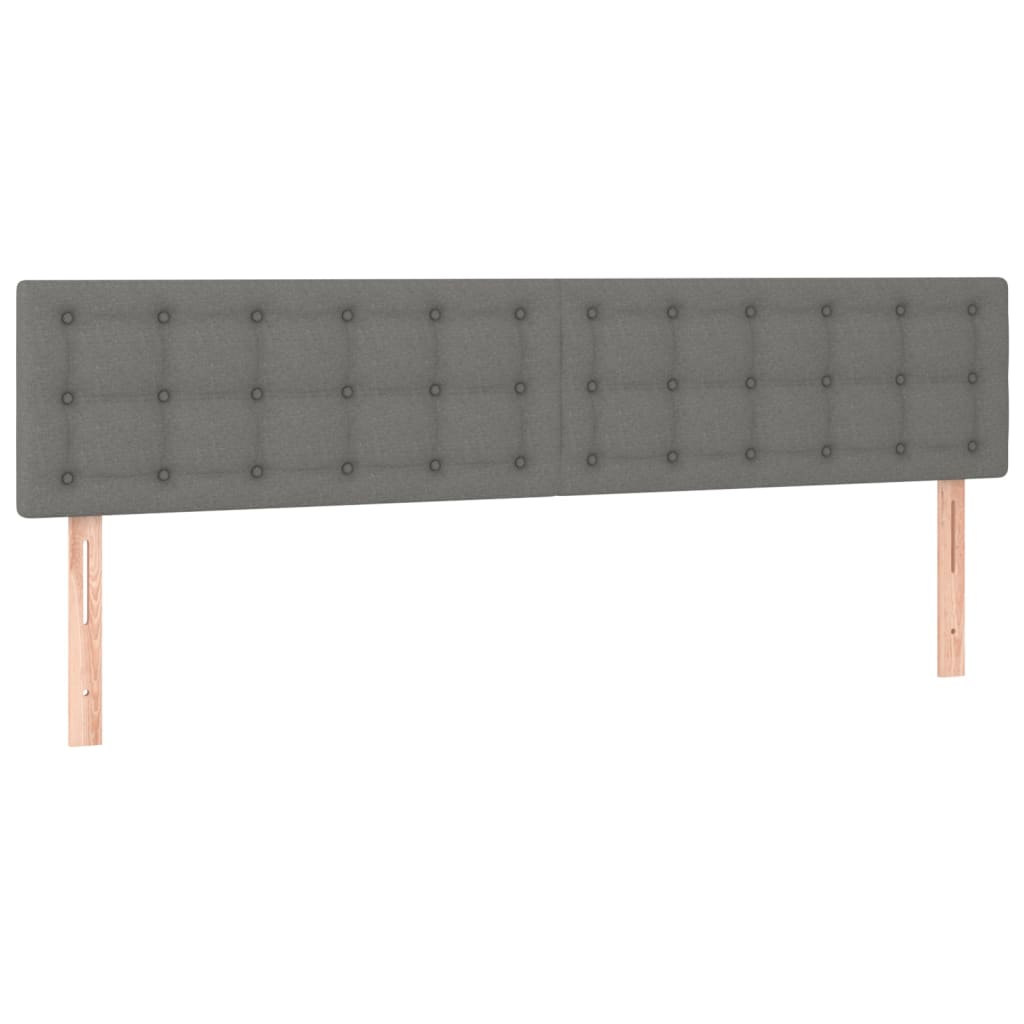 8720287153610_a_en_hd_1 vidaXL Headboards 2 pcs Dark Grey 100 cm Fabric - Image 2