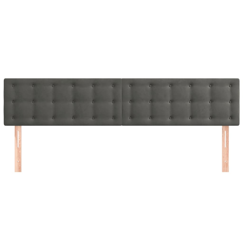 8720287153757_g_en_hd_1 vidaXL Headboards 2 pcs Dark Grey 100 cm Velvet - Image 3