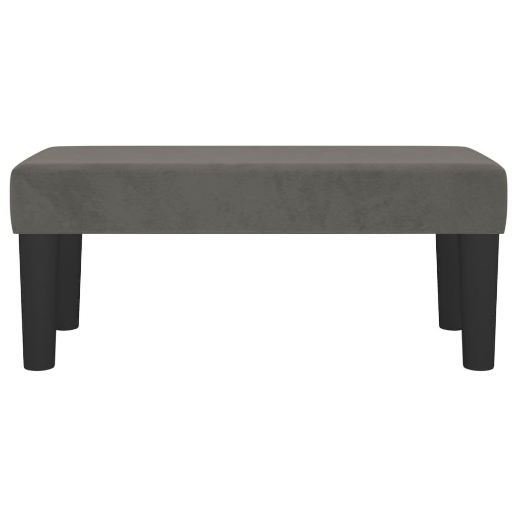 8720287154839_g_en_hd_1 vidaXL Bench Dark Grey 70x30x30 cm Velvet - Image 3