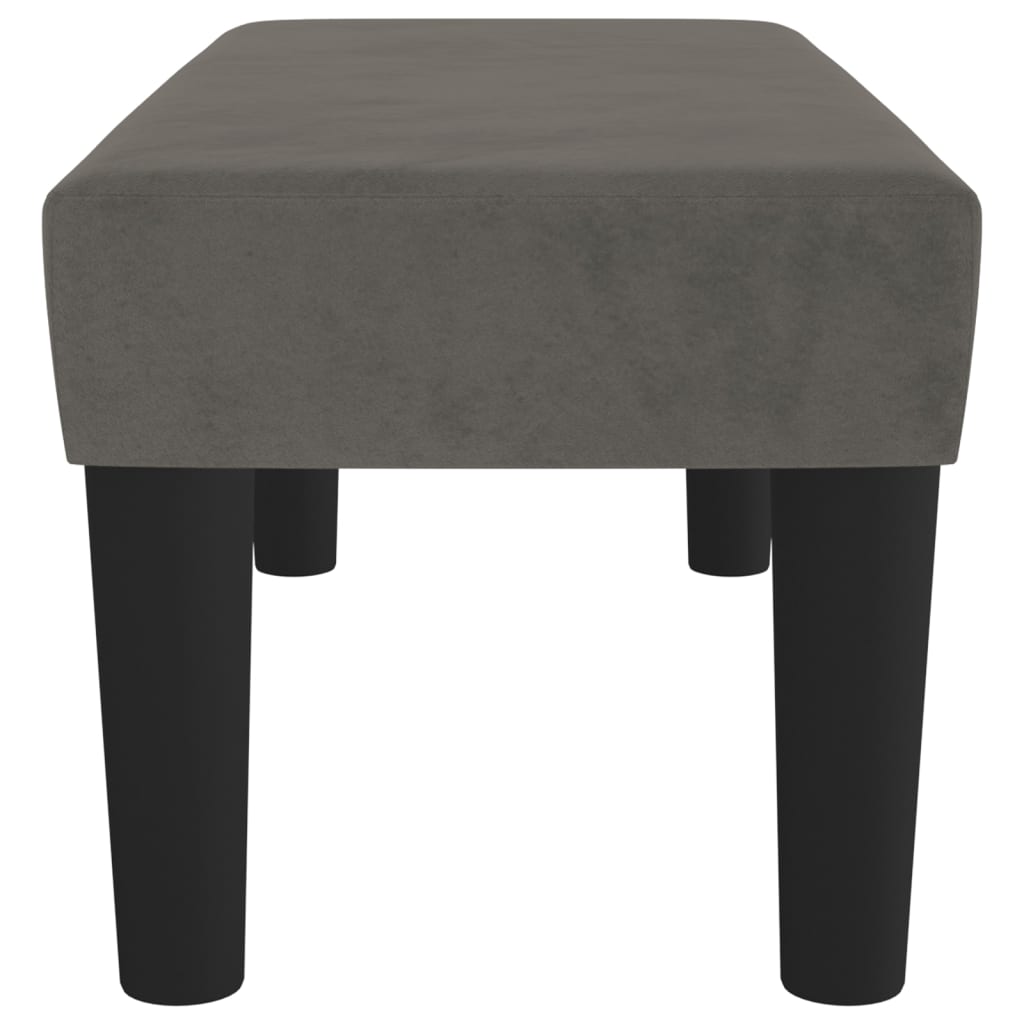 8720287154839_g_en_hd_2 vidaXL Bench Dark Grey 70x30x30 cm Velvet - Image 4