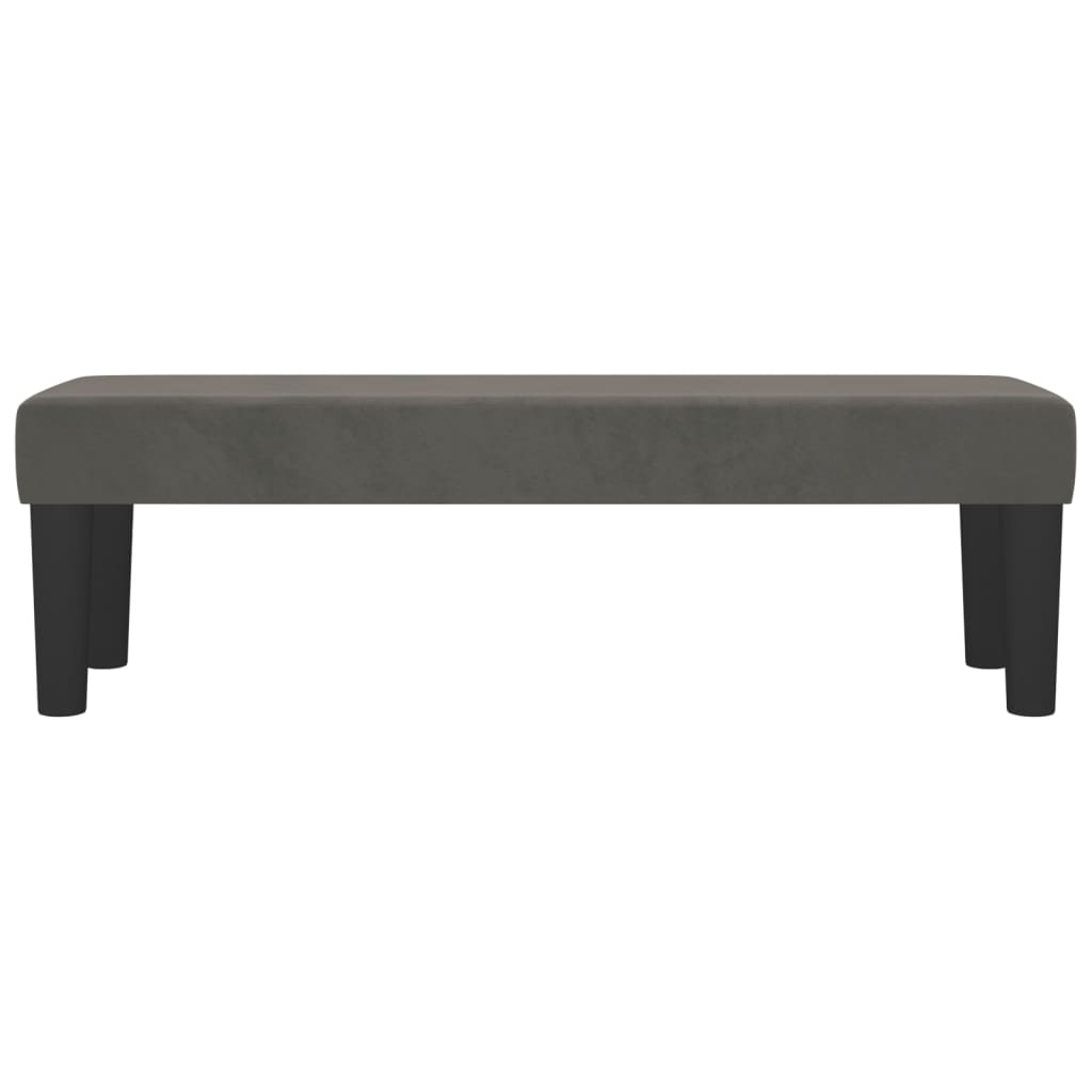 8720287155119_g_en_hd_1 vidaXL Bench Dark Grey 100x30x30 cm Velvet - Image 3