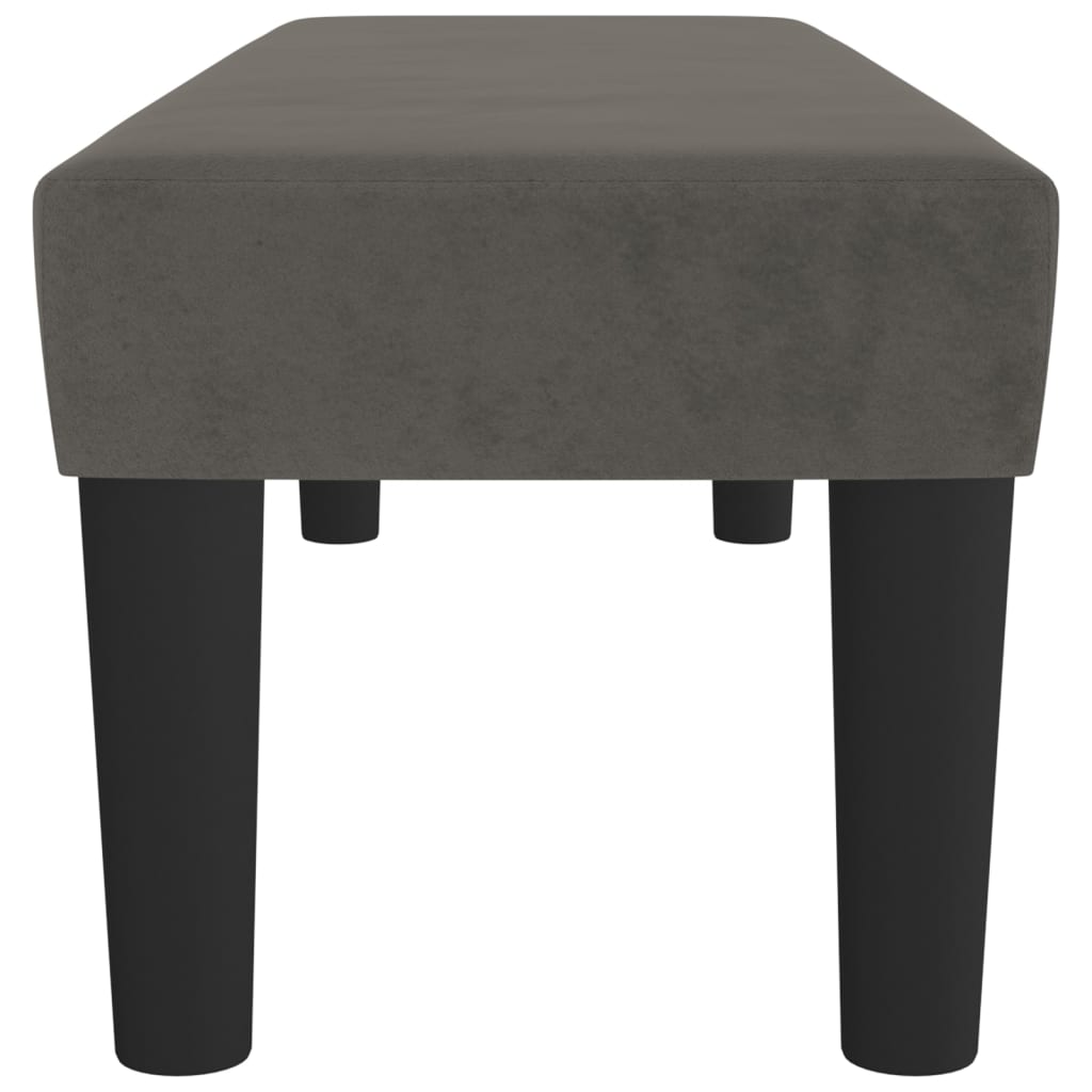 8720287155119_g_en_hd_2 vidaXL Bench Dark Grey 100x30x30 cm Velvet - Image 4