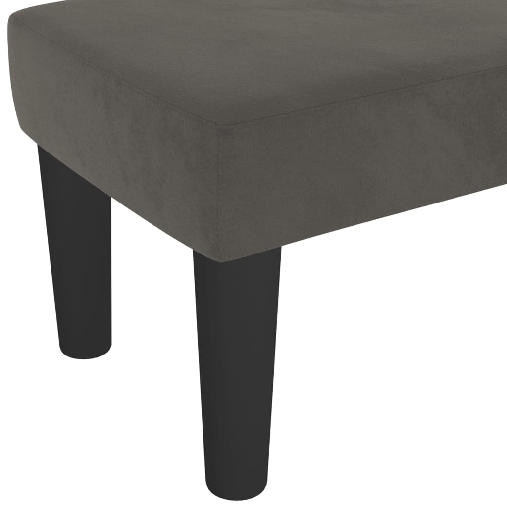 8720287155119_g_en_hd_3 vidaXL Bench Dark Grey 100x30x30 cm Velvet - Image 5
