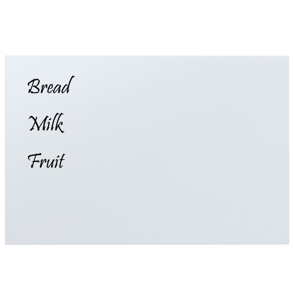 8720287156499_g_en_hd_1 vidaXL Wall-mounted Magnetic Board White 60x40 cm Tempered Glass - Image 3