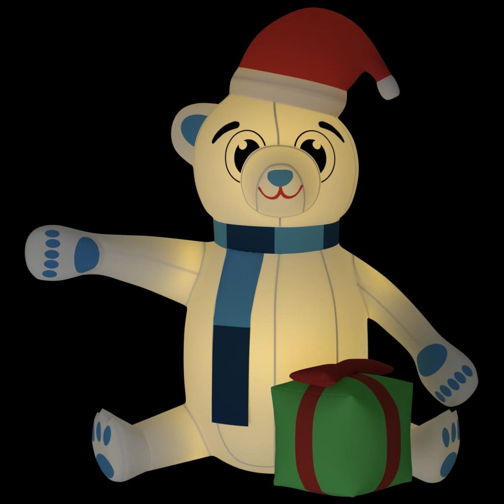 8720287156741_a_en_hd_1 vidaXL Christmas Inflatable Teddy Bear LED 180 cm - Image 2